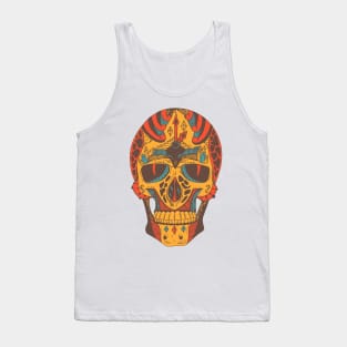 Cafe Time Skull Tank Top